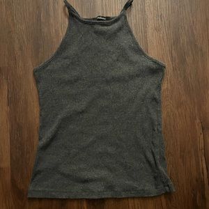 Dark Gray and Mustard Tank Tops